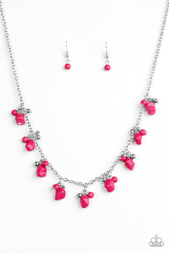 Rocky Mountain Magnificence - Pink Necklace - Box 3 - Pink