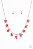 Rocky Mountain Magnificence - Red Necklace - Box 6 - Red