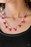 Rocky Mountain Magnificence - Red Necklace - Box 6 - Red