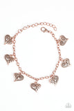 Turn Up The HEART - Copper Bracelet