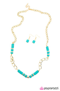 Splash Of Sophistication - Blue Necklace - Box 5 - Blue