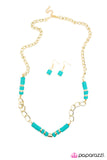 Splash Of Sophistication - Blue Necklace - Box 5 - Blue