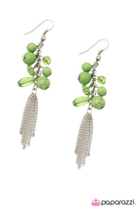 A Walk In The Park - Green Earring