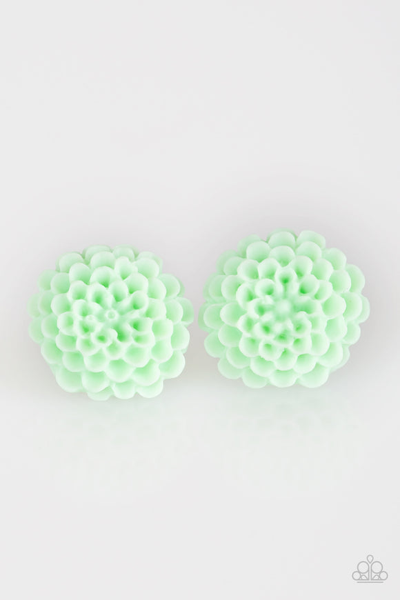 Dandelion Demure - Green Post Earring - Box 1 - Green