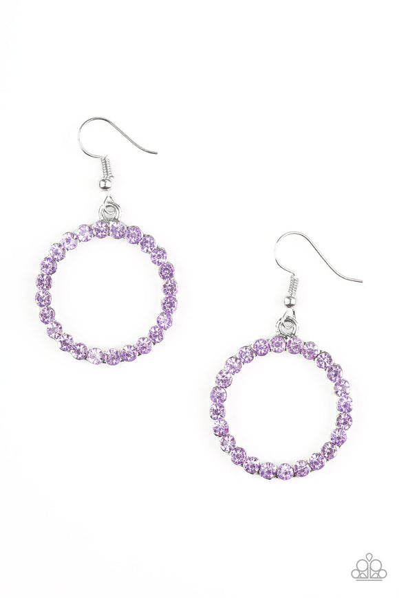 Bubbilcious - Purple Earring