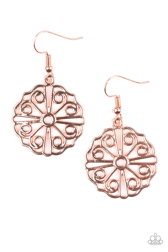 Feeling Frilly - Copper Earring