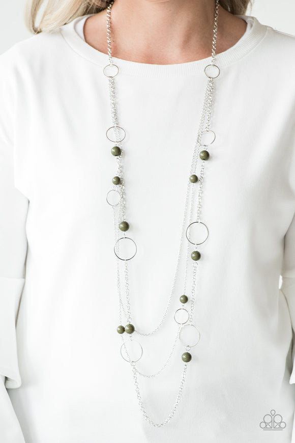 Beachside Babe - Green Necklace - Box 3 - Green