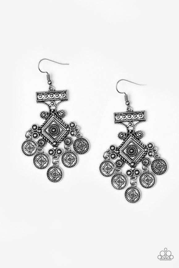 Unexplored Lands - Silver Earrings