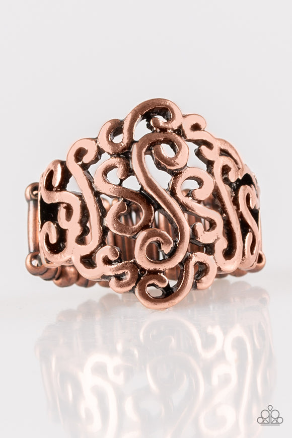 Dizzy Demure - Copper Ring - Box 11