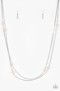 Afternoon Glow - Pink Necklace - Box 5 - Pink