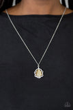 Keep It On The Down GLOW - Brown Necklace - Box 1 - Brown