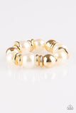 Rockin Rockefeller - Gold Stretch Bracelet - Stretch Gold Box