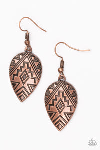 Adobe Adornment - Copper Earring