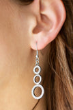 Bubble Bustle - White Earring