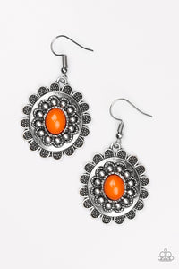 Summer Blooms - Orange Earrings - Box OrangeE4