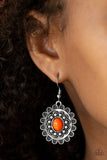 Summer Blooms - Orange Earrings - Box OrangeE4