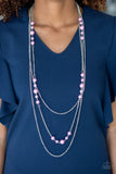 Diva Dilemma - Purple Necklace - Box 5 - Purple