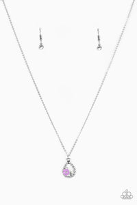 Serene Spring Showers - Purple Necklace - Box 4 - Purple