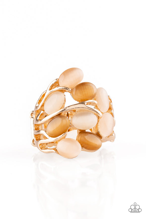 Really Starting To GLOW On Me - Gold Ring - Box 8