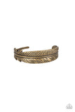 Tran-QUILL-ity - Brass Cuff Bracelet