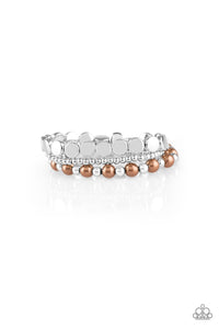 Girly Girl Glamour - Brown Bracelet