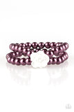 Posh And Posy - Purple Stretch Bracelet