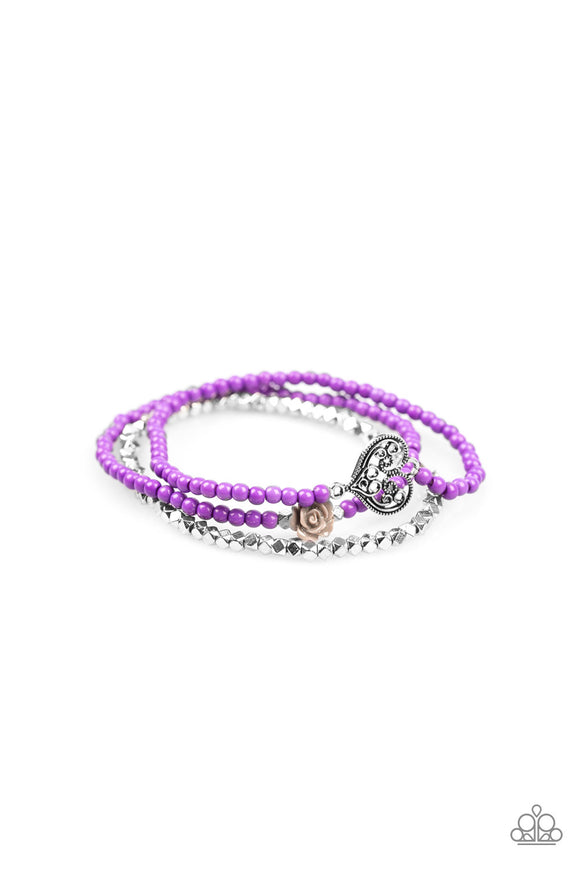 Lover's Loot - Purple Bracelet - Purple
