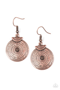 Lily Of The Nile - Copper Earring