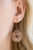 Lily Of The Nile - Copper Earring