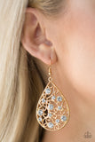 Certainly Courtier - Gold Earrings