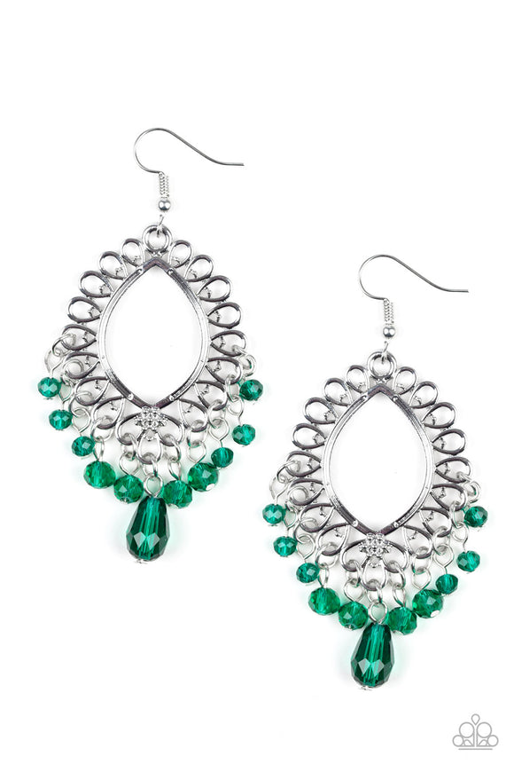 Just Say NOIR - Green Earring