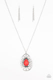 Summer Sunbeam - Red Necklace - Box 4 - Red