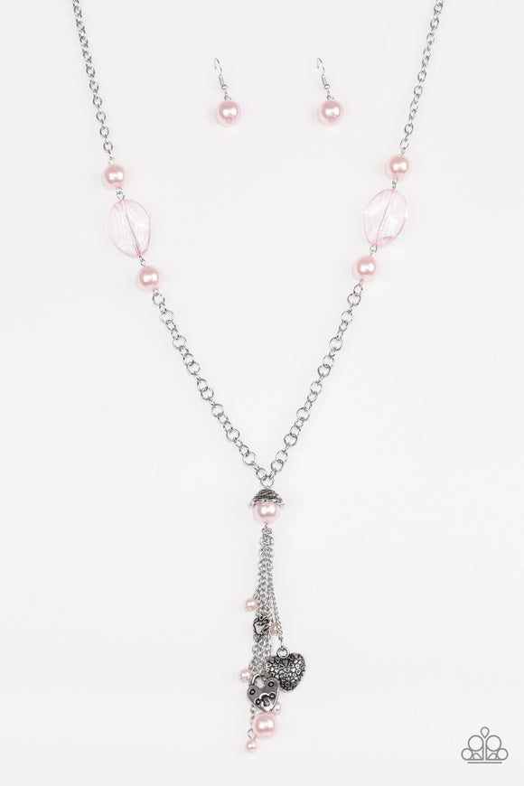 Heart-Stopping Harmony - Pink Necklace - Box 2 - Pink