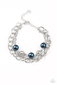 Vintage Variety - Blue Clasp Bracelet