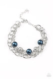 Vintage Variety - Blue Clasp Bracelet