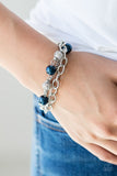 Vintage Variety - Blue Clasp Bracelet