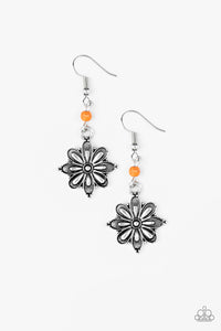 Cactus Blossom - Orange Earrings - Box OrangeE4