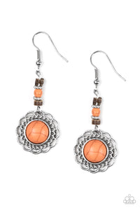 Desert Bliss - Orange Earrings - Box OrangeE4