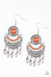 Mantra To Mantra - Orange Earring - Box OrangeE4