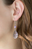 In Bloom - Purple Earring