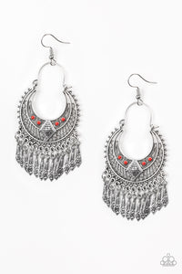 Walk On The Wildside - Red Earring - Box RedE1