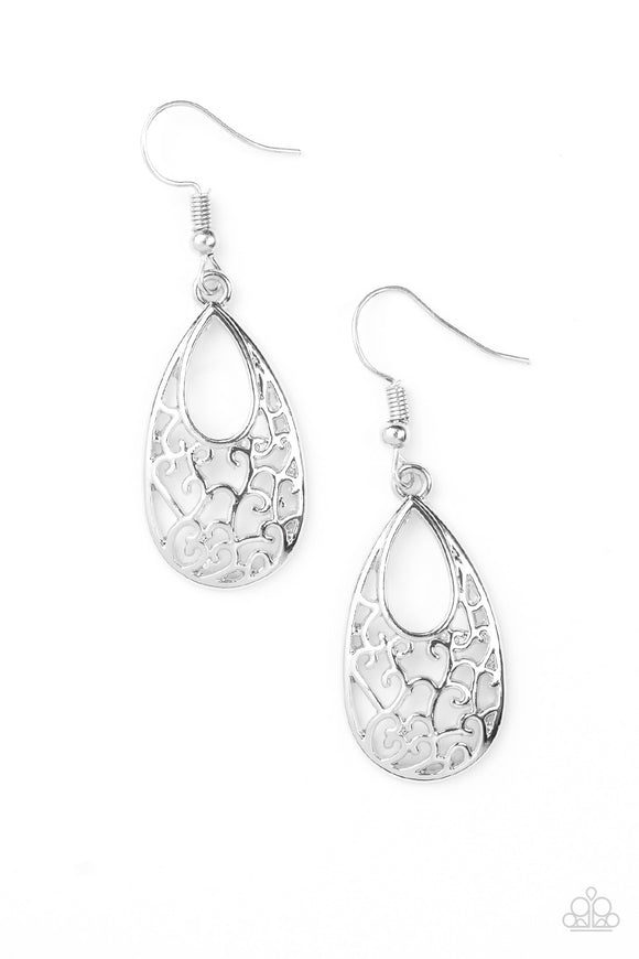 Always Be VINE - Silver Earrings