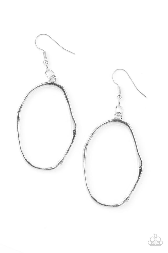 Eco Chic - Silver Earrings