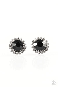 Away We GLOW! - Black Post Earring - Box 2 - Black