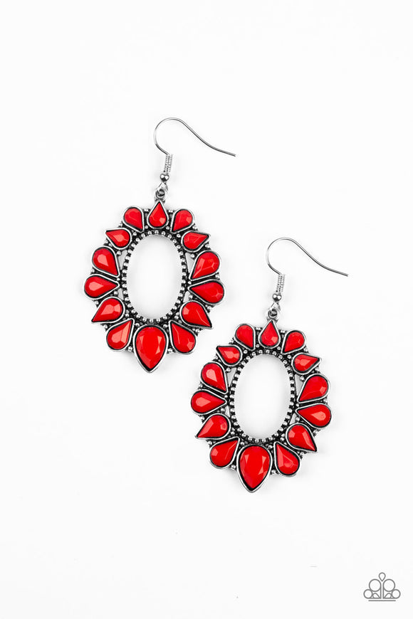 Fashionista Flavor - Red Earring - Box RedE1