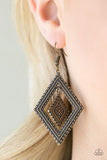 Dusky Dunes - Brass Earrings