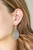 Dinner Party Posh - White Earring