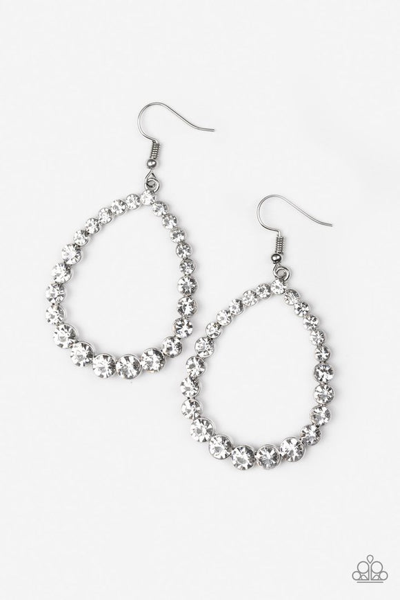 Rise And Sparkle - White Earring - September - LOP