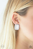 Insta Famous - White Clip-On Earring - Box 1
