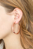 HAUTE Gossip - Copper Hoop Earrings